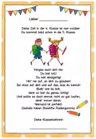 Vorschau - Anderer Materialtyp - Abschiedsgruß Ende Klasse 4 - Ohne Klassentier - Version 3 - Seite 2