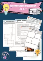 Vorschau - Arbeitsblätter - Vorgangsbeschreibung - wachsendes Materialpaket, Jg. 5-7 - Deckblatt
