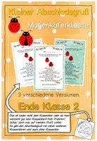 Vorschau - Anderer Materialtyp - Abschiedsgruß Ende Klasse 2 - Marienkäferklasse - Deckblatt