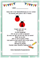Vorschau - Anderer Materialtyp - Abschiedsgruß Ende Klasse 2 - Marienkäferklasse - Seite 2