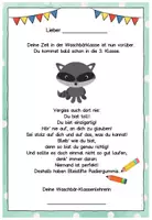 Vorschau - Anderer Materialtyp - Abschiedsgruß Ende Klasse 2 - Waschbärklasse - Seite 2
