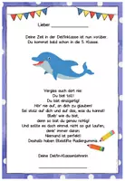 Vorschau - Anderer Materialtyp - Abschiedsgruß Ende Klasse 4 - Delfinklasse - Seite 2