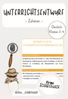 Vorschau - Stundenentwürfe - Unterrichtsentwurf: Zuhören (Kl. 3, 4) - Deckblatt