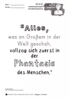 Vorschau - Mal- und Bastelvorlagen - Zitate beeindruckender Persönlichkeiten - Schriftsteller - Astrid Lindgren - Autorin - Kinderbuch - Jugendbuch - Seite 3