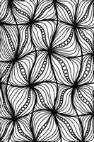 Vorschau - Mal- und Bastelvorlagen - Zentangle (ineinanderfliessende Musterart) Ausmalbilder - Seite 2