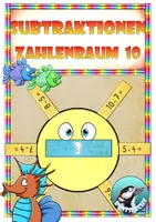 Vorschau - Stationenlernen - Legematerial - Sonnen: Addieren im Zahlenraum 10 - Deckblatt