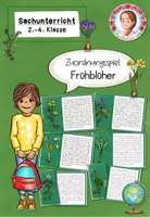 Vorschau - Stationenlernen - Frühblüher Zuordnungsspiel | Sachunterricht Frühling Klasse 2-4 - Deckblatt