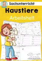 Vorschau - Arbeitsblätter - Haustiere - Deckblatt