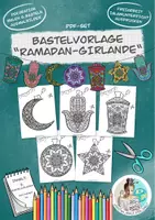 Vorschau - Spiele - Bastelvorlage Ausmalbilder Klassenprojekt "Ramadan-Girlande" Islam - Deckblatt