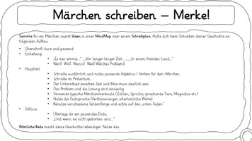 Vorschau - Arbeitsblätter - Materialpaket Märchen digital und analog - Seite 1