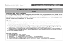 Vorschau - Unterrichtsreihen - Basketball Sequenzplan mit Bewertungsbogen - Seite 2