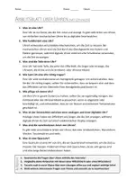 Vorschau - Arbeitsblätter - AB mit Fragen zum Thema "Uhren" + Lösungsblatt - Seite 1