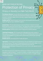 Vorschau - Stundenentwürfe - Visions of the Future Debate: Privacy vs. Security (Sek II) - Seite 1