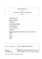 Vorschau - Stundenentwürfe - Kurzer Unterrichtsentwurf Prismen entdecken - Seite 1
