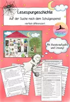 Vorschau - Arbeitsblätter - Bundle 4 Lesespurgeschichten (ab Klasse 2) - Seite 1