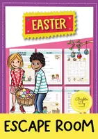 Vorschau - Stationenlernen - Easter Escape Room - 4. und 5. Klasse (Englisch) - Deckblatt