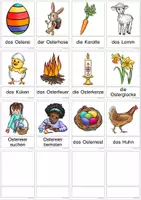Vorschau - Arbeitsblätter - Wortschatz zum Thema Ostern interaktiv üben (DaZ / DaF) - Seite 2