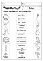 Vorschau - Arbeitsblätter - Wortschatz zum Thema Ostern interaktiv üben (DaZ / DaF) - Seite 3
