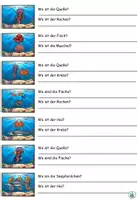 Aperçu - Feuilles d'exercices - Exercice Prépositions et datif "Wo sind die Tiere im Meer?" doublement différencié - Allemand - Page 2
