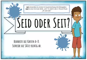Vorschau - Arbeitsblätter - Materialpaket "Kleckersätze" - Seite 1