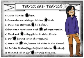 Vorschau - Arbeitsblätter - Kleckersätze (Tot oder Tod?) - Seite 3