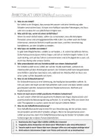 Vorschau - Arbeitsblätter - AB mit Fragen zum Thema "Unfälle" + Lösungsblatt + Mindmap + Infografik - Seite 3
