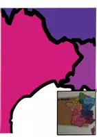 Aperçu - Affichage - Carte des régions de France géante à imprimer - Page 2