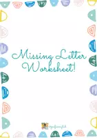 Vista previa - Hojas de trabajo - Missing letter: St Patrick! - Portada