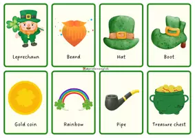 Vista previa - Tarjetas / Manipulativos - St. Patrick's Flashcards! - página 2