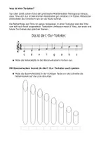 Vorschau - Arbeitsblätter - Die C-Dur-Tonleiter mit Boomwhackers - Seite 1