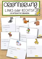 Vorschau - Arbeitsblätter - Links / Rechts - Sparpaket - Seite 2