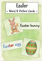 Vorschau - Fördermaterial/Inklusion - Easter - Wort & Bildkarten - Englischunterricht - Deckblatt