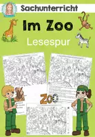 Vorschau - Arbeitsblätter - Im Zoo | Lesen - Deckblatt
