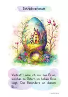 Vorschau - Arbeitsblätter - 3 kreative Schreibanlässe zum Thema Ostern - Seite 1