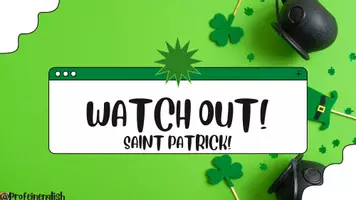 Aperçu - Feuilles d'exercices - Pack de Saint Patrick en anglais! - Page de couverture