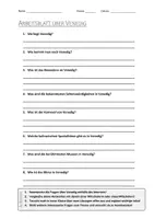Vorschau - Arbeitsblätter - AB mit Fragen zum Thema "Venedig" + Lösungsblatt + Mindmap + Infografik - Deckblatt