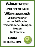 Vorschau - Arbeitsblätter - Wärmeenergie und spezifische Wärmekapazität (Materialpaket) - Seite 2
