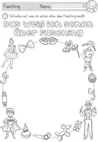 Vorschau - Arbeitsblätter - Karneval / Fasching - Lernwerkstatt für die 1. und 2. Klasse - inklusive Lauschaufgabe - Seite 2