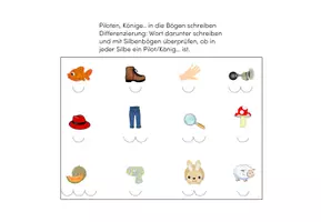 Vorschau - Arbeitsblätter - D: Vokale hören, Silben schwingen - Deckblatt