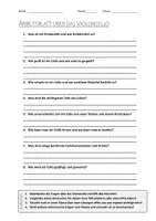 Vorschau - Arbeitsblätter - AB mit Fragen zum Thema "Violoncello" + Lösungsblatt + Infografik - Deckblatt