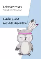 Vorschau - Arbeitsblätter - Lesekontrollen: "Auf dich abgesehen" von Daniel Höra (inkl. Lösung) - Deckblatt