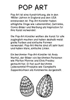 Vorschau - Mal- und Bastelvorlagen - Bunte Pop Art Ostereier 🐰 - Kunstprojekt für Ostern - Seite 1