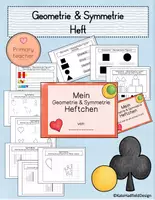Vorschau - Arbeitsblätter - Geometrie & Symmetrie: Arbeitsheft (Kl. 1/2) - Deckblatt