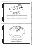 Vorschau - Mal- und Bastelvorlagen - Ostern: Osterwörter schreiben 1.Klasse (Mini Heft) - Seite 2