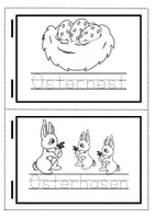 Vorschau - Mal- und Bastelvorlagen - Ostern: Osterwörter schreiben 1.Klasse (Mini Heft) - Seite 3