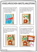Vorschau - Mal- und Bastelvorlagen - Schönes VOGELHAUS basteln: Frühling Kunstprojekt - Seite 2