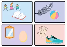 Vorschau - Stundenentwürfe - Zusammengesetzte Nomen: Flashcards für Tafel und Freiarbeit - Seite 2