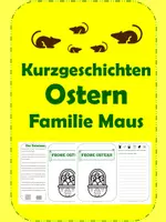 Vorschau - Arbeitsblätter - Materialpaket: Englisch / Deutsch Kurzgeschichten Frühling / Ostern - Seite 1