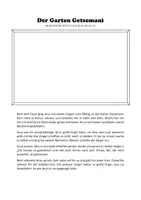 Vorschau - Arbeitsblätter - Der Garten Getsemani - Seite 2
