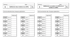 Aperçu - Apprentissages en autonomie - Fichier calcul CE2 (et CE1) - Page 3